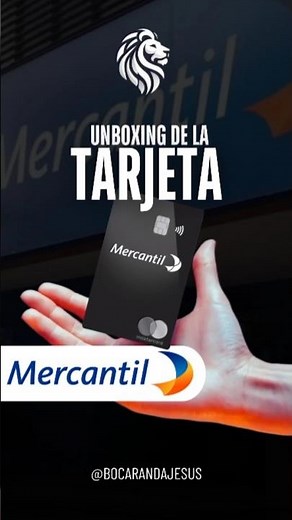 The NEW Banco Mercantil card 🏦🇻🇪 | mini UNBOXING 💳 #venezuela #bancodevenezuela #mercantil