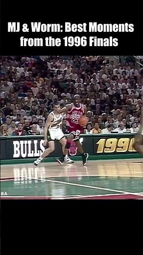 MJ & Worm: Best Moments from the 1996 Finals #nba #basketball #michaeljordan#dennisrodman