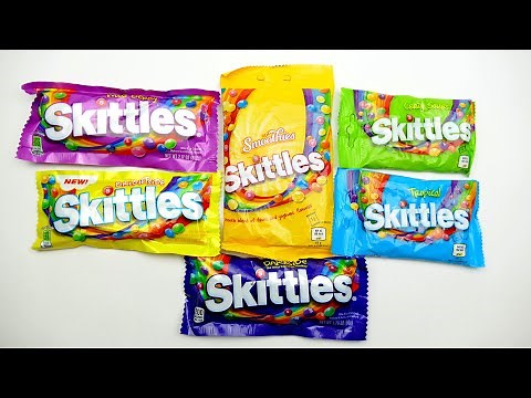 Skittles Candy Compilation | Crazy Sour Darkside and Wild Berry