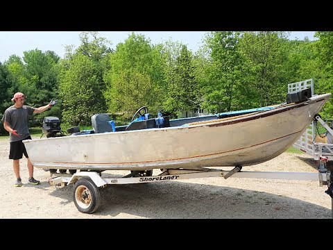 Restoring a $500 Abandoned Fishing Boat (THIS IS DISGUSTING)