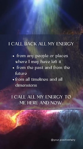 Calling Back Your Energy: A Meditation Practice