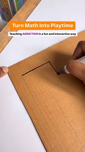 DIY reusable ADDITION learning board 🌈 What we need for this: A piece of cardboard Cello tape Black marker Erasable marker #letstalk about toddler’s activities at home 🔊If you like to watch more such activities do follow @reeyansh_ad LIKE | SHARE | SAVE #playathome #braindevelopment #earlylearning #playinspiration #playtolearn #playideasforkids #playbasedlearning #play #kidsactivities #toddle #KidsAtHome #IndoorActivities #FamilyFun #CreativeKids #DIYKids #HomeLearning #ToddlerActivities #Pare