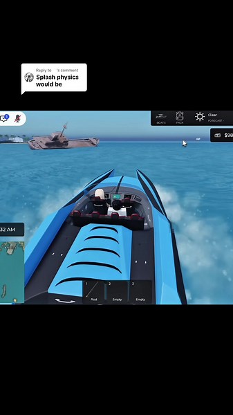 Roblox Risky Catch Fishing with a Speedboat