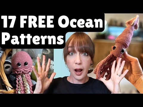 17 FREE Crochet Sea Creature Patterns