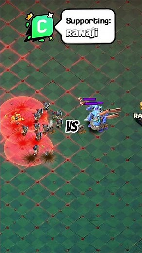 Skeleton vs Thrower – Greatest Rivalry!😳Clash of Clans 🔥😲 ll #shorts #clashofclans #coc