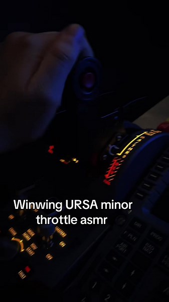 Immersive ASMR with Winwing URSA Minor Throttle