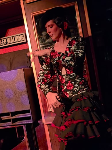 If you're in Malaga, a Flamenco show at the Theatro Flamenco Málaga Club is a must! #malaga #Spain #dance#vlog #travel