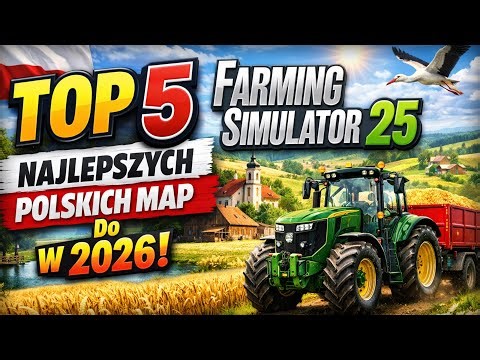 TOP 5 BEST POLISH FARMING SIMULATOR 25 MAPS IN 2026! 😎 [Consoles & PC] [Modhub Dowlond]