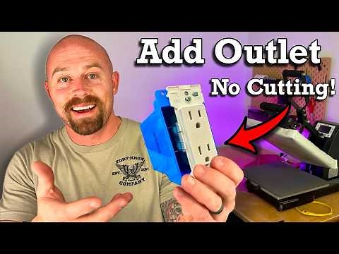 No Cutting Necessary! Electrical Outlet Installation: The Shortcut