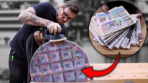 Craft your own newspaper epoxy