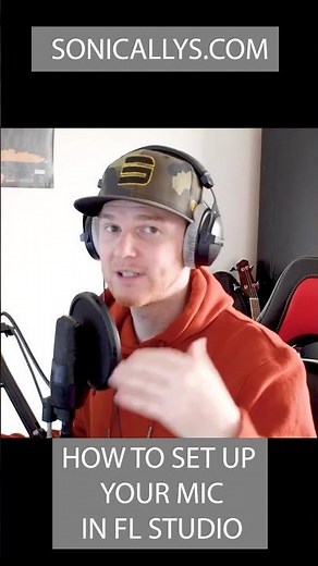 How to set up your mic in fl studio #shorts