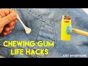 5 AMAZING CHEWING GUM LIFE HACKS