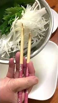 大根で刺身のつまを作る 初めてのチャレンジ#刺身のつま#マグロ
