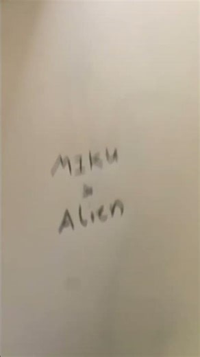 Miku is a alien 😋 #miku #art #drawing #artist