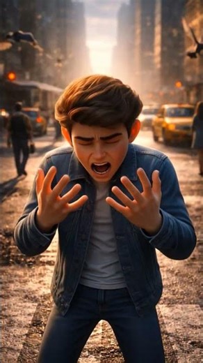 What If Time Suddenly Froze? ⏳😱 | AI 3D Video #aivideo #aivlog