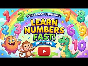 Fun & Easy Counting Learning Video for Kids to Learn Numbers Fast