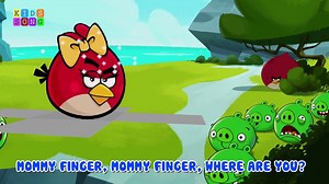 Angry Bird Finger Family nursery rhyme for kids