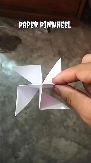 This Paper Pinwheel Spins Perfectly! 🌀✨ #shorts #diy