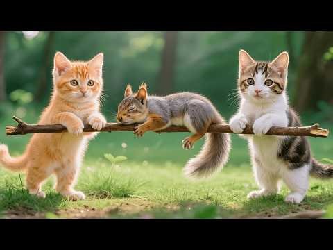 Ginger and MooMoo Rescue a Fainted Little Squirrel 🐿️💕