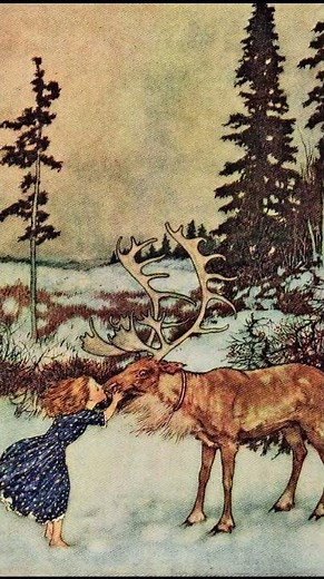 Illustrations for The Snow Queen (1911) by Edmund Dulac