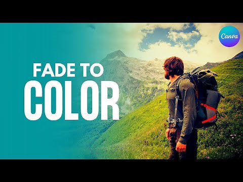 Fade an Image To Any Color Background With Canva