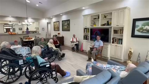 The living room at Magnolia Cottage filled with faith as Central Baptist Church shared a powerful message about the Holy Spirit and its strength to guide us through temptation. Residents listened with open hearts and reflected on the comforting truth that we are never alone in our struggles. The Spirit gives us courage, clarity, and peace. #MagnoliaCottage #EvergreenCottages #FaithAndFellowship #HolySpirit #CentralBaptistChurch #SeniorLivingCommunity #Inspiration #SundayMessage #FaithJourney | E