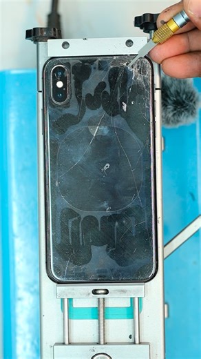 Gurjit Mobile Repair Bilga on Instagram: "iPhone XS back glass remove"