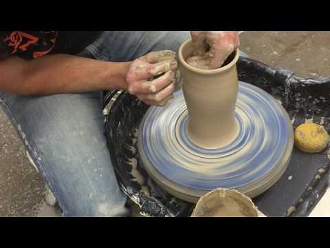 How to make a pitcher on the pottery wheel