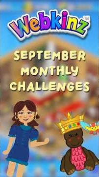 Webkinz Classic September 2026 Monthly Challenges and Prizes! #nostalgia