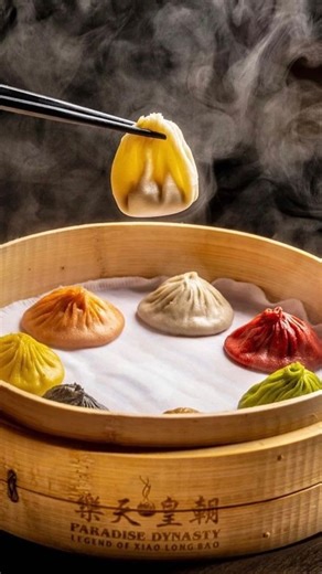 OpenTable Los Angeles on Instagram: "They’re here. 🌈 The rainbow xiao long bao heard ’round the world have landed in LA. Link in bio to book a table at @paradisedynasty_usa."