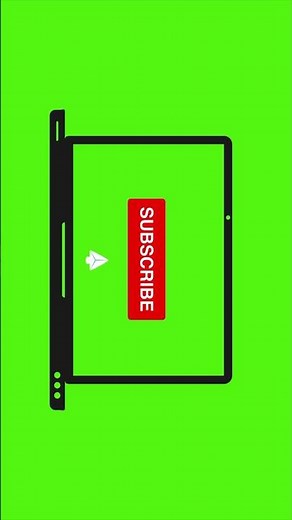 Subscribe Button Animation Green Screen | Click to Subscribe Effect for YouTube Videos #greenscreen
