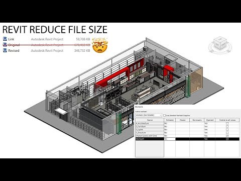 Revit Worksets | Revit Tips to Reduce File Size