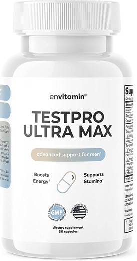 Watch Testpro Ultra Max Supplement for Men Envitamin Energy and Focus on Amazon Live