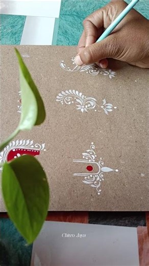 ( Day 9) Kolka Design #art #traditionalart #chitrojaya #drawing #kolka