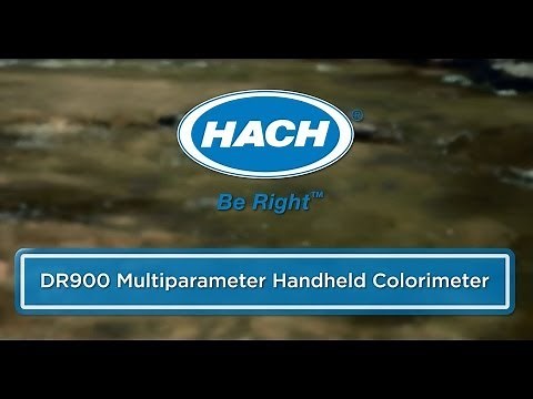 Hach DR900 Multiparameter Colorimeter Overview