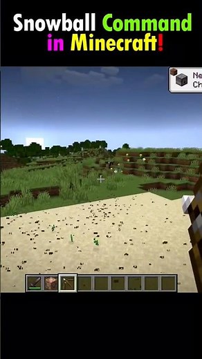 Minecraft Insane snowball commands | Don't check the sound #minecraft