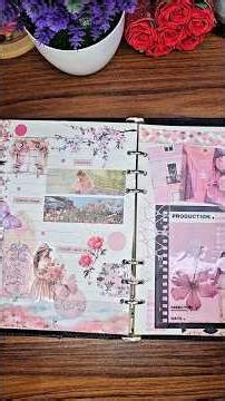 Creative journaling for beginners - Part 2 (pink theme) #journal #journaling #magichandsz