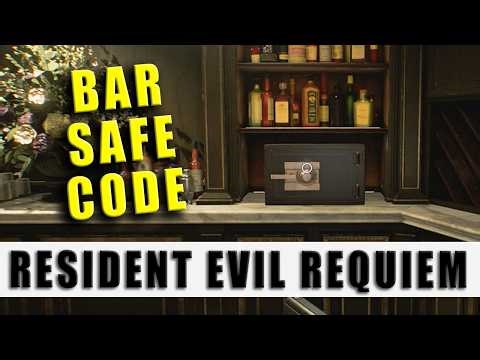 Bar Safe Code Resident Evil Requiem - Bar Safe Combination Code Resident Evil 9