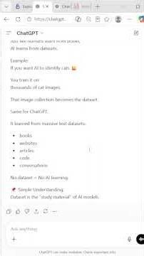 How AI Learns From Data 🤖 | Dataset Explained