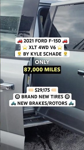 Kyle Schade highlights the 2021 Ford F-150 XLT—a dependable and versatile truck with 87,000 miles