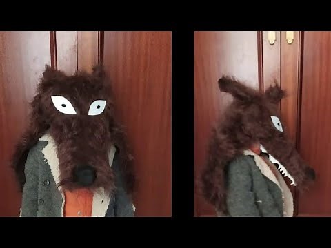 Big bad wolf costume: how to make a wolf head or face