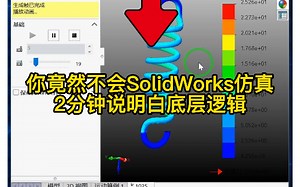 64·SolidWorks simulation有限元结构强度仿真的操作逻辑_哔哩哔哩_bilibili