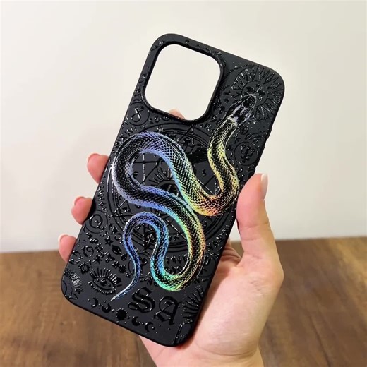 Snake iPhone Case: Gothic Esoteric Mystic Phone Cover - Etsy