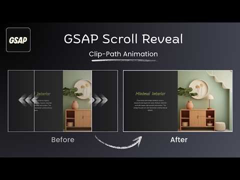 GSAP Observer Tutorial | Scroll Controlled Slider with Clip-Path Reveal Effect #gsap