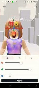 free faceless #roblox use Sherena,s face or Clere, face