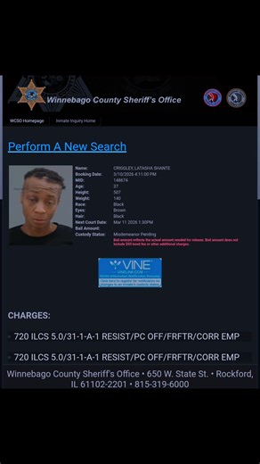 Daily Mugshots from Rockford, IL - Afternoon/Evening Updates