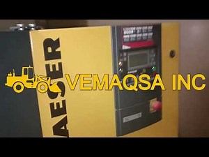 KAESER. compresor de aire. cómo reiniciar el programa de mantenimiento preventivo.