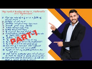 Important Questions Class 9 Maths Chapter 2 Polynomials | Extra questions polynomials class 9