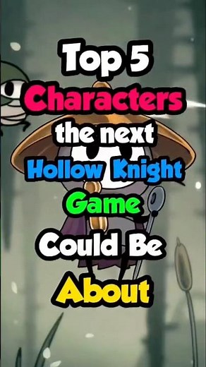 Ranking Every Hollow Knight Character as a Protagonist #HollowKnight #Gaming