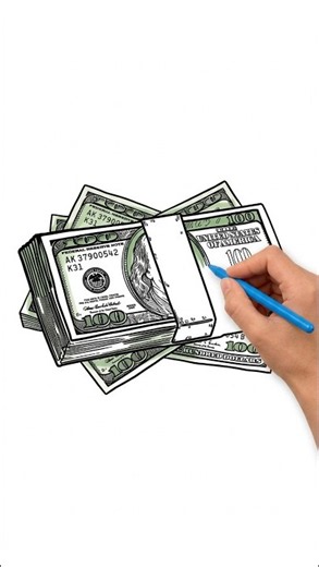 Drawing Stacks of Cash from Scratch ✨